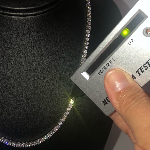 23ct Tennis Necklace - Picture 12 of 13